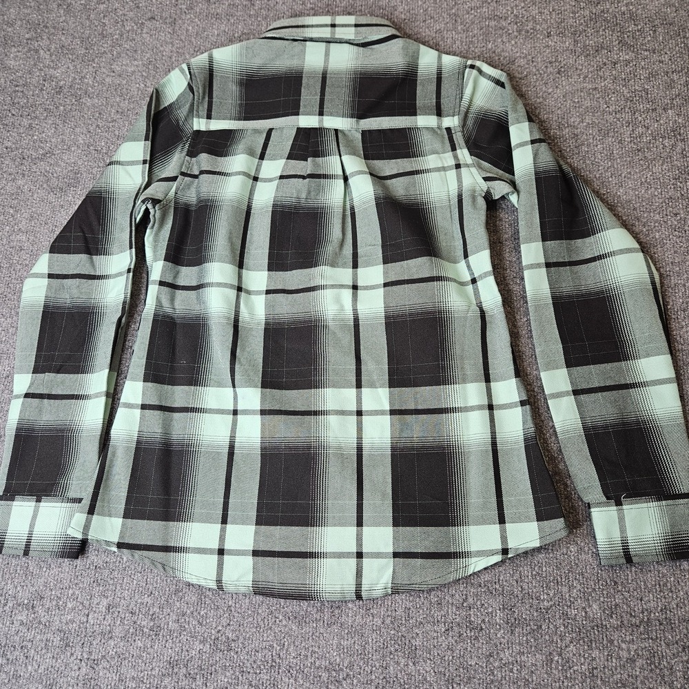 NWT Dixxon Women's The Pumper Flannel Shirt Size Small Longsleeve Button Up - Picture 7 of 7